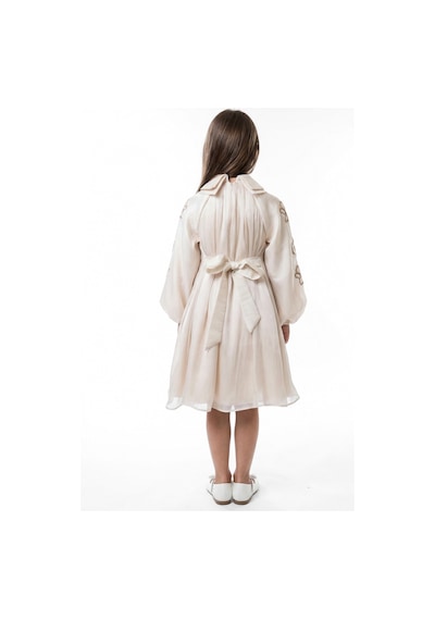 Xo Kids Kız Çocuk Elbise 2-6 Yaş 26472 Bej