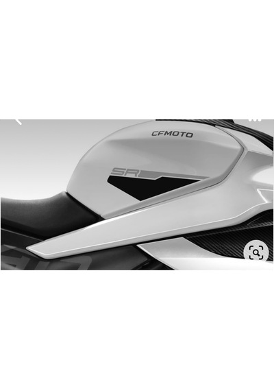 Cfmoto 450sr Çift Renk Depo Sticker Etiket Modeli