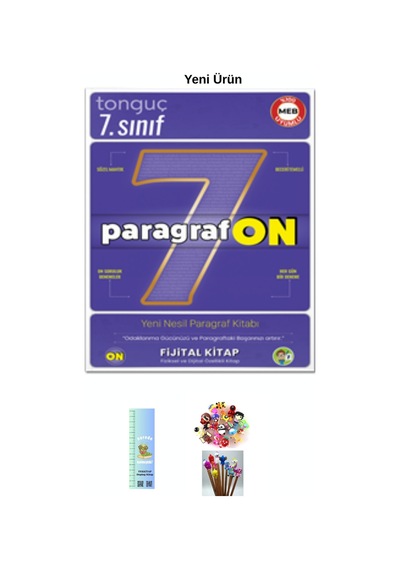 Tonguç 7. Sınıf Paragrafon Soru Bankası Yeni Ürün Tırtıl A.+kalem B.