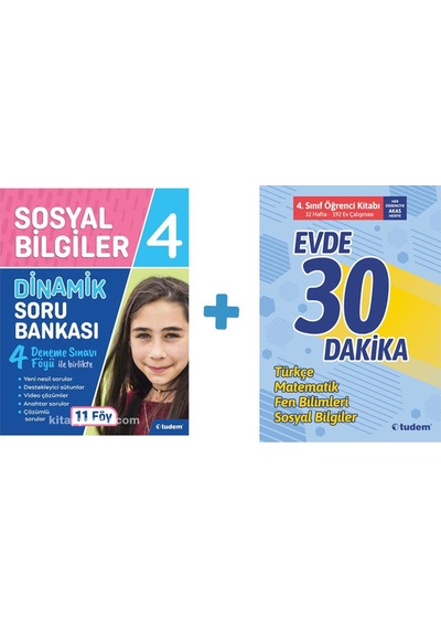 4.Sınıf Sosyal Bilgiler Dinamik Sb + Evde 30 Dakika Öğrenci K.