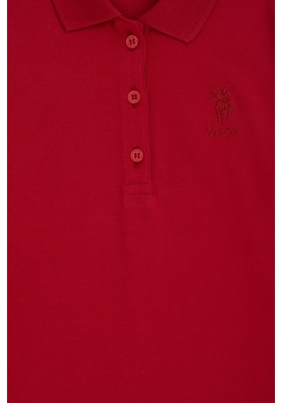 U.S. Polo Assn. Kız Çocuk Kırmızı Polo Yaka Basic Sweatshirt 50296377-VR030 U.S. Polo Assn. Kız Çocuk Kırmızı Polo Yaka Basic Sweatshirt 50296377-VR030