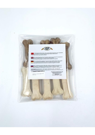 Ans Premium Karışık Köpek Çiğneme Kemiği 7 CM 10'lu
