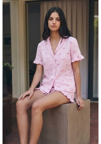 Norcia Sports Kadın Esnek Şortlu Bol Pembe Pijama Takımı Çok Renkli - 929322395 Çok Renkli - 929322395 Çok Renkli Norcia Sports Kadın Esnek Şortlu Bol Pembe Pijama Takımı Çok Renkli - 929322395 Çok Renkli - 929322395 Çok Renkli