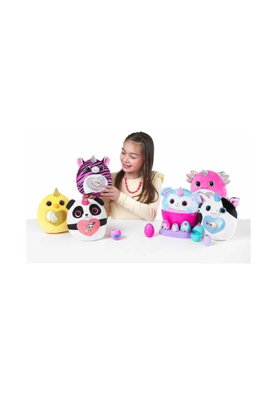 Rainbocorns Mini Yumurta Eggzania Sürpriz Peluş Oyuncak Renkli