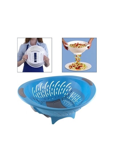 Makarna Süzgeci - Akıllı Makarna Süzgeci Renkli