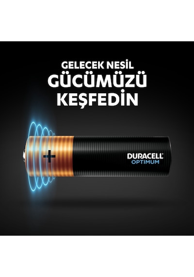 Duracell Optimum Aa Alkalin Kalem Pil, 1,5v Lr6 / Mn1500 , 4 Lü