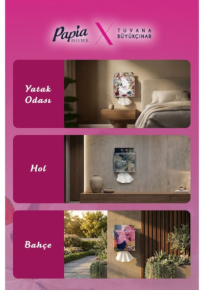 Papia Home Asmalı Havlu 12 Paket 3000 Yaprak