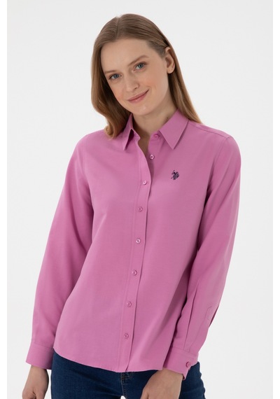 U.s. Polo Assn. Kadın Fuşya Gömlek Basic 50307726-vr023 Fusya Fuşya