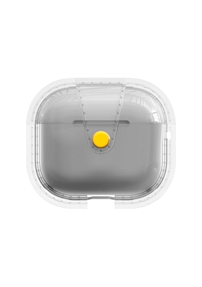 Apple Uyumlu AirPods 3. Nesil Airbag 33 Darbelere Karşı Dayanıklı Magnetik Kılıf-gri Gri