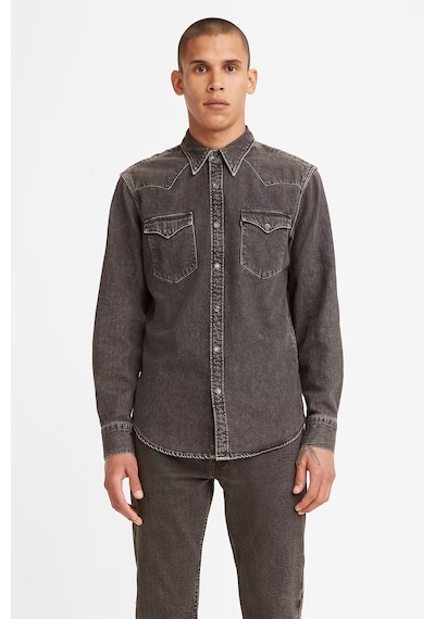 Levi's Erkek Kot Gömlek 85744-0038 Koyu Gri