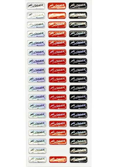 Sticker Kabartmalı Stiker Defter, Planlayıcı Etiket Atatürk Mini İmza Cb468 16x7 Cm