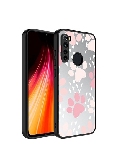 Xiaomi Redmi Note 8 Kılıf Aynalı Desenli Kamera Korumalı Parlak Zore Mirror Kılıf
