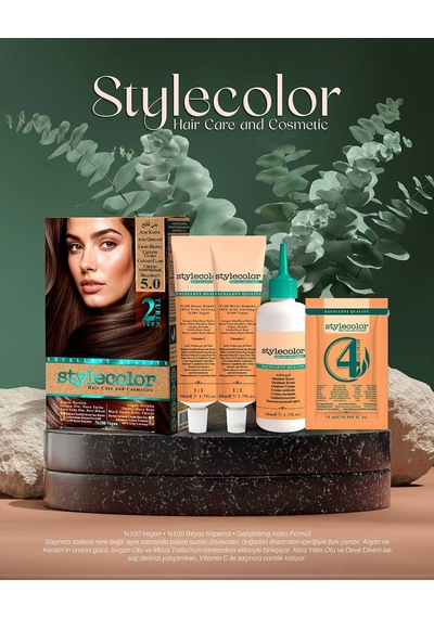 Stylecolor Bitkisel İçerikli Vegan Krem Saç Boyası 92644651