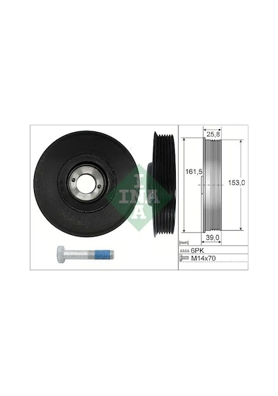 Peugeot Partner Krank Kasnagi 2.0 Hdi 2003-2008 Ina 544003920