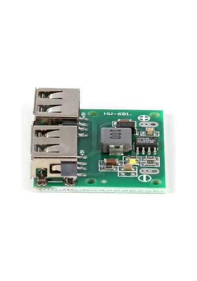 Dc Dc Araba Şarj Voltaj Sabitleyici Modülü Çift Usb Çıkışlı