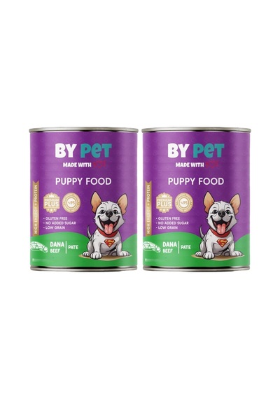 Dana Etli Yavru Yaş Köpek Maması 1 Adet -415 Gram Konserve 2li Paket