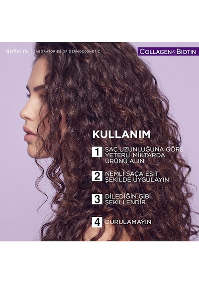 Collagen & Biotin 7/24 Şekillendirici Krem 200 Ml - Elektriklenme Karşıtı