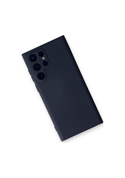 Samsung Galaxy S24 Ultra Kılıf Nano İçi Kadife Silikon - Lacivert 0.2M-Çok Renkli