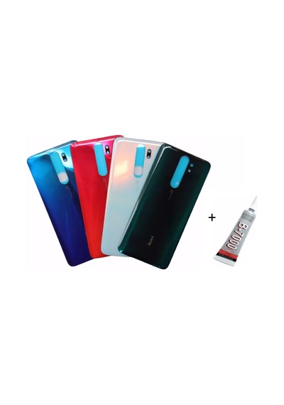Redmi Note 8 Pro Arka Batarya Pil Kapağı Mavi B7000 15 Ml Yapıştırıcı