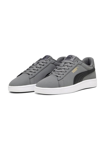 Puma Smash 3.0 Buck Grı Erkek Sneaker 000000000101905225 Gri - Siyah
