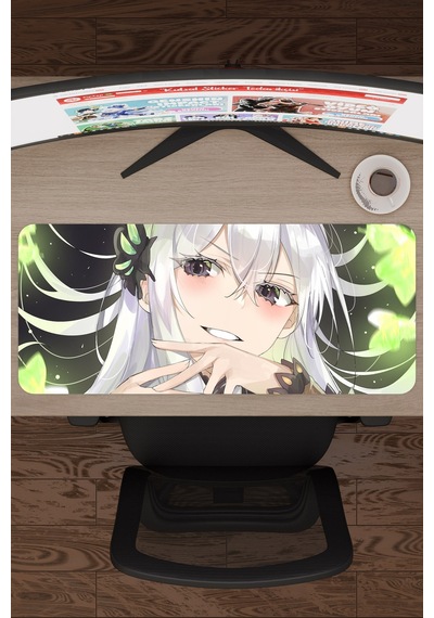 Re Zero Kaymaz Dikişli Kauçuk Oyuncu Mousepad V5 - 70x30 Xl Gaming Mouse Pad Fare Altlığı