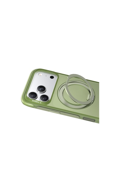 Torras Apple iPhone 17 Pro / 18 Pro Uyumlu Ostand R Air Magsafe Kapak Yeşil