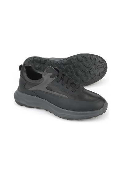 Ziya, Erkek Hakiki Deri Sneaker 153983z907 Siyah 153983z907 000 Siyah