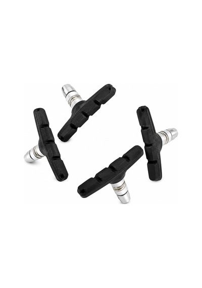 V-fren Pabuç 60 Mm 4 Adet, 2 Çift Bisiklet Fren Pabucu Siyah - 884826562