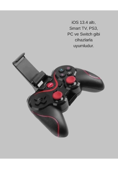 Ceylan Adam Bluetooth Kablosuz Oyun Kumandası Android, Apple Uyumlu iOS, Pc