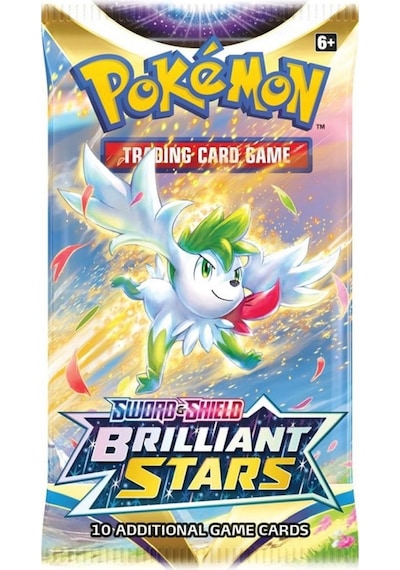 Pokemon Oyun Kartı Tcg Sword&shield Brilliant Stars Booster Pack - 2 Paket 20 Kart