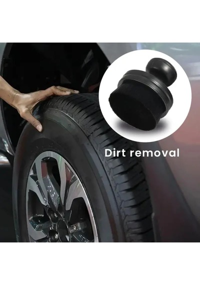 Oto Motor Bisiklet Lastik Parlatıcı Aplikatörü Yumuşak Fırça
