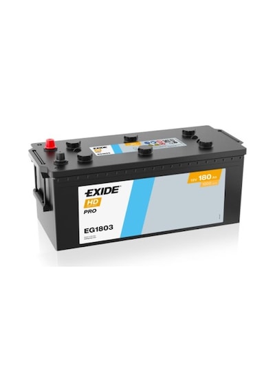 Exıde Eg1803 12v 180ah 1000a Hd Pro Akü Üretim Tarihi:2025