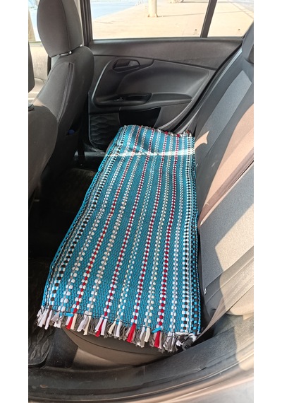 3'lü Oto Kilim Serpme Minder 1 Adet Üçlü 2 Adet Tekli