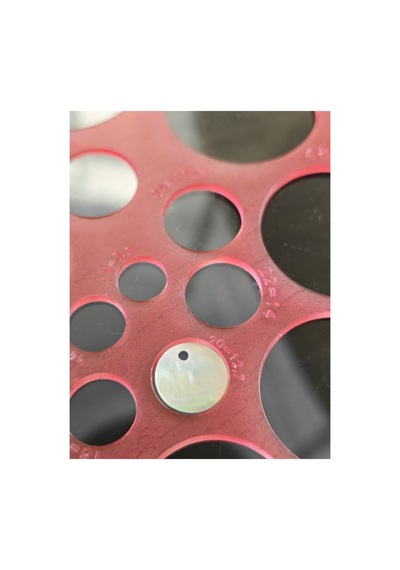 12 Mm Yandan Delikli Doğal Düğme Mm 20boy 25 Adet