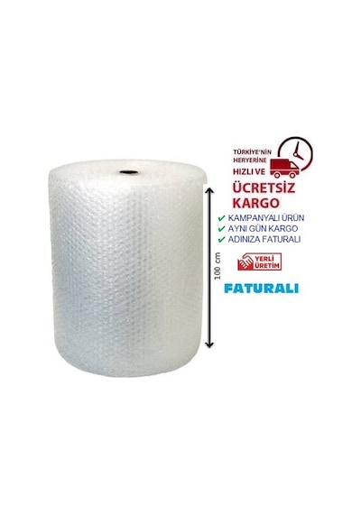 Özson Balonlu Naylon Havalı Ambalaj Patpat Pıt Pıt Rulosuz 40 G 100 CM x 10 M