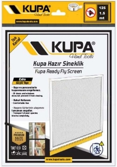 Kupa Hazır Sineklik Çift Kanat 125x150 Kup8251