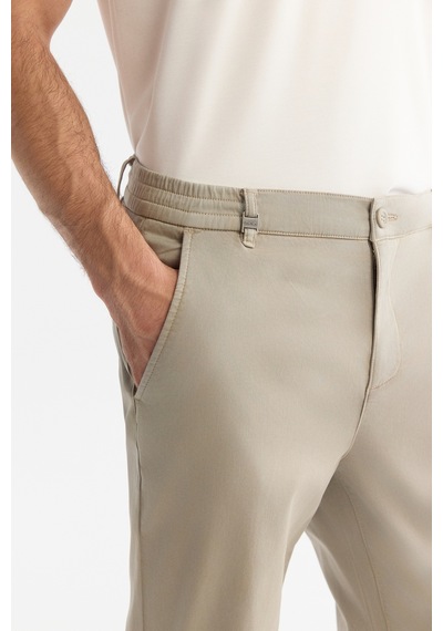 Avva Erkek Vizon Yanı Lastikli Yumuşak Tuşeli Duble Paça Slim Fit Pantolon A42y3007