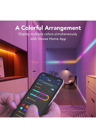 Govee Rgbıc Wifi + Bt Led Şerit Kaplamalı 5m