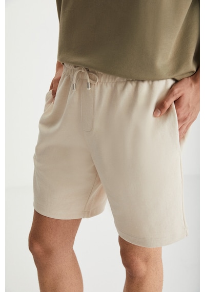 RAMADANP009 Erkek 75% Pamuk 25% Polyester Bej Şort RAMADANP009 Erkek 75% Pamuk 25% Polyester Bej Şort