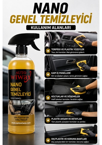1lt Ultra Nano Temizleyici 3 Adet