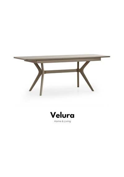 Monaco Yemek Masası + 6 Sandalye Ekru