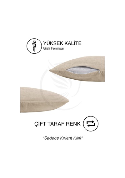 Br Pastel Kadife Dokulu Grisi Renk Kırlent Yastık Kılıfı Freedom Serisi Punch Için Uygun Pastel Gri