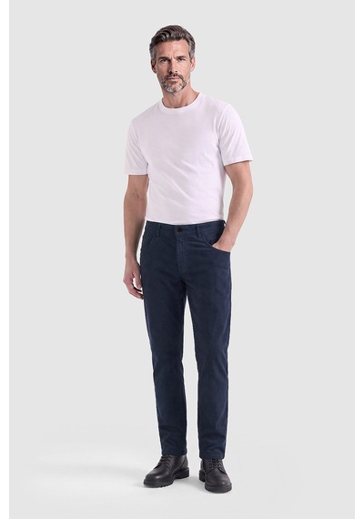 Bisse Lacivert İnce Fitilli Kadife Erkek Pantolon Pns26k26201 K39
