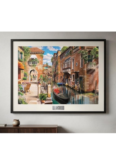 Venedik Ve Limana Karşı İkili Set - 1000 + 500 Parça İkili Puzzle Seti