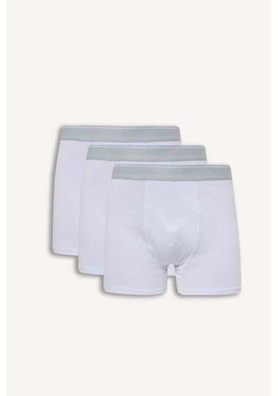 Defacto Regular Fıt 3lü Boxer G8561ax26spwt34 Beyaz-wt34