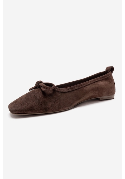 Luvishoes Sosa Kahverengi Süet Hakiki Deri Küt Burunlu Fiyonklu Kadın Babet Ayakkabı Kahverengi Luvishoes Sosa Kahverengi Süet Hakiki Deri Küt Burunlu Fiyonklu Kadın Babet Ayakkabı Kahverengi