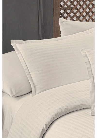 Infinity Ivory Poplin Tek Kişilik Nevresim Takımı