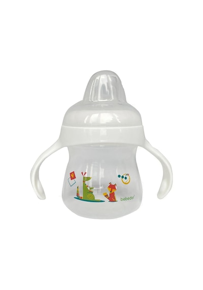 Bebedor 8507 Yumuşak Uçlu Alıştırma Bardağı 6+ Ay 150 ml Kanguru Desenli