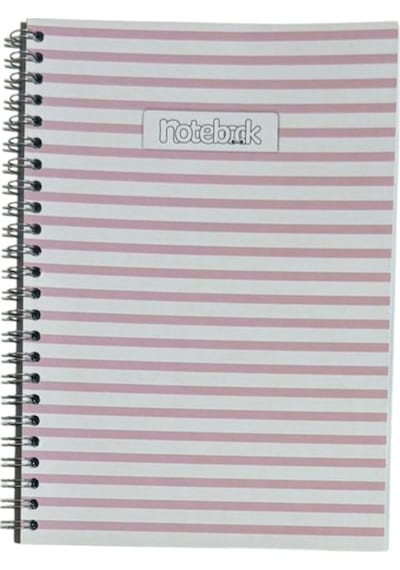 A5 Spiralli Pembeli Defter 40 Yaprak 3'lü Tamamı Çizgisiz