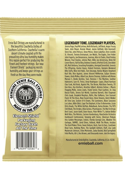 Ernie Ball P02005 Earthwood Custom Med 8020 Bronze Takım Tel Akus